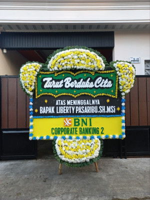 Papan Bunga Duka di Kisaran Timur
