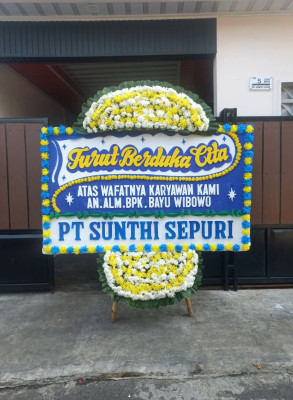Papan Bunga Duka di Kisaran Timur