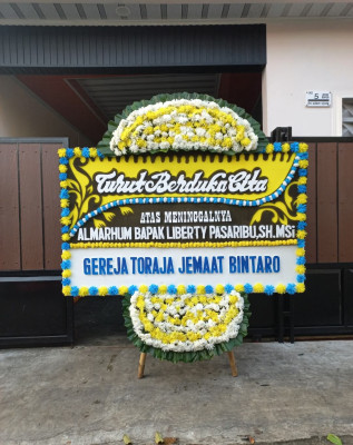 Papan Bunga Duka di Kisaran Timur