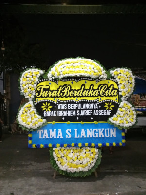Papan Bunga Duka di Kisaran Timur